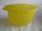Tupperware Trendy Smart ronde kom hoog 1.3 liter citroengeel, Ophalen of Verzenden, Gebruikt, Geel, Bak of Kom