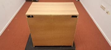 IKEA MALM ladekast – 3 lades, eikenhout look - afbeelding 2