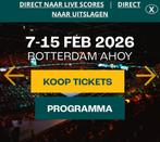 2x Dinsdagavond tickets voor het prestigieuze ABN AMRO Open, Tickets en Kaartjes, Twee personen