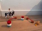 Schleich Paard met Poppetje en Spring Attributen, Ophalen of Verzenden, Gebruikt, Jongen of Meisje