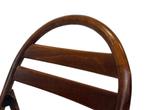 Vintage klapstoel jaren 60 webbing thonet stijl design, Huis en Inrichting, Stoelen, Riet of Rotan, Gebruikt, Bruin, Vintage