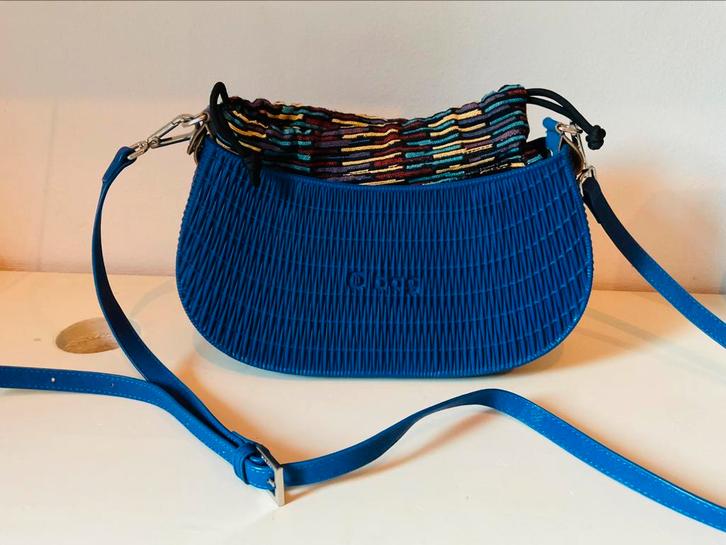 O’bag schoudertas met 2 binnentassen, Sieraden, Tassen en Uiterlijk, Tassen | Schoudertassen, Nieuw, Overige merken, Blauw, Ophalen of Verzenden