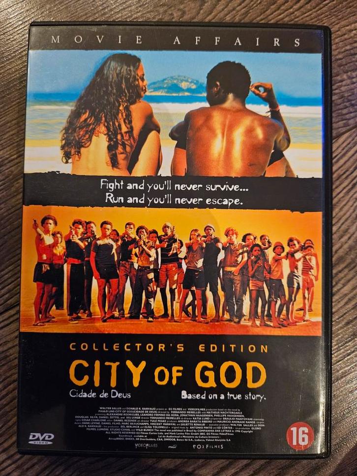 City of God - DVD Filmhuis Crime, Cd's en Dvd's, Dvd's | Filmhuis, Zo goed als nieuw, Overige gebieden, Vanaf 16 jaar, Ophalen of Verzenden