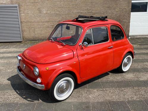 Fiat 500 1972 motor 650, Auto's, Fiat, Bedrijf, Te koop, Benzine, Sedan, Handgeschakeld, Geïmporteerd, Rood, Achterwielaandrijving