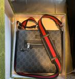 Gucci messenger tas, Sieraden, Tassen en Uiterlijk, Tassen | Schoudertassen, Ophalen of Verzenden, Zo goed als nieuw, Zwart