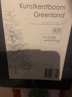 Kunst kerstboom wit met lampjes, Ophalen