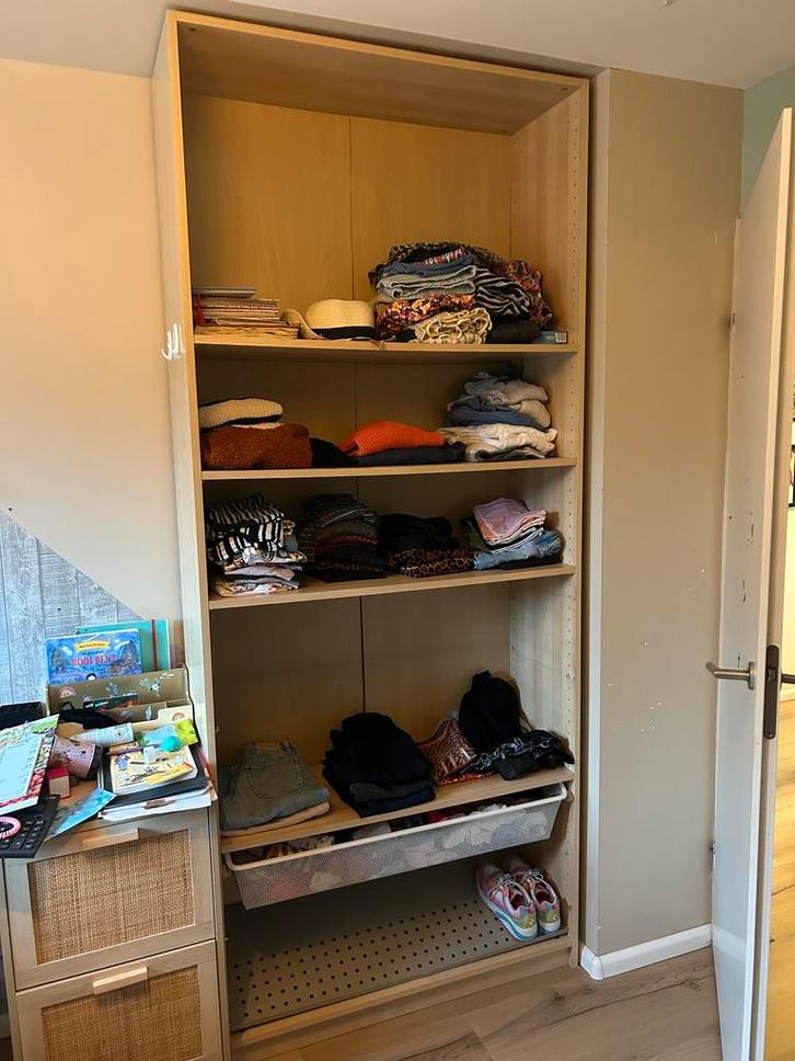 IKEA Pax Kast 100x35x236 met Indeling, Huis en Inrichting, Kasten | Kledingkasten, Gebruikt, 200 cm of meer, 100 tot 150 cm, 50 tot 75 cm
