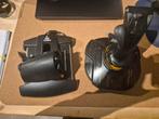 Thrustmaster vliegset, Computers en Software, Ophalen of Verzenden, Zo goed als nieuw