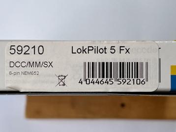 ESU 59210 LokPilot 5 FX, DCC/MM/SX, 8 pin NEM 652 beschikbaar voor biedingen