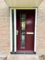 8x voordeur incl. zijlicht met HR++ glas van 124x211,5 cm, Ophalen, Buitendeur, Gebruikt, Glas