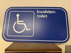Unieke stationsplaat INVALIDE TOILET, Overige merken, Gelijkstroom, Overige typen, Ophalen of Verzenden