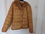 Rino Pelle jas 2 zijdes fluffy en goud 42, Geel, Maat 42/44 (L), Ophalen of Verzenden, Zo goed als nieuw