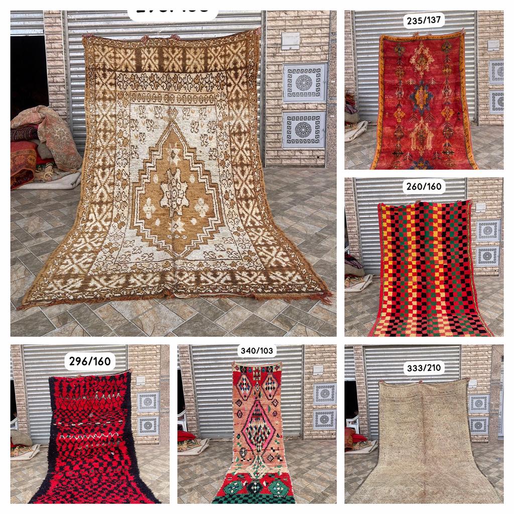 Actie: Vintage boujaad mguild tapijt vanaf €399 tot 899, Huis en Inrichting, Stoffering | Tapijten en Kleden, Crème, Verzenden