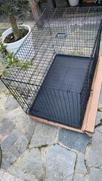 Extra grote bench, zwart, mt 122x74,5x80,5 cm, 17 kg, Ophalen, Zo goed als nieuw, 110 cm of meer, 65 tot 100 cm