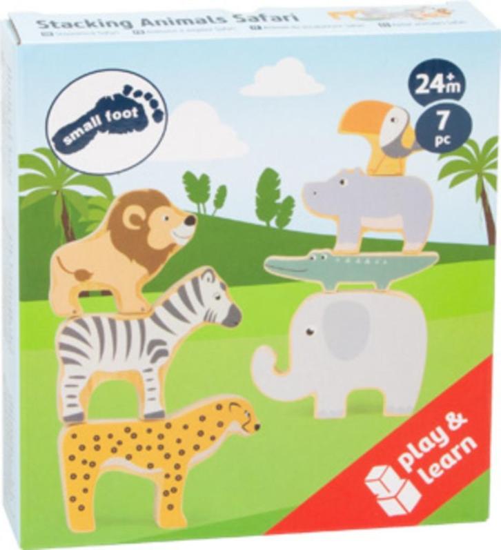 Small foot stapeldieren, Kinderen en Baby's, Speelgoed | Houten speelgoed, Nieuw, Overige typen, Ophalen of Verzenden