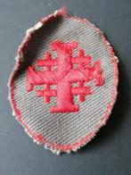 Oud scouting embleem op linnen, Gebruikt, Ophalen of Verzenden, Embleem, Speld of Insigne