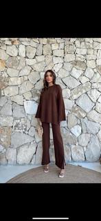 Bruine Italiaanse Piqué Set, Ophalen of Verzenden, Bruin