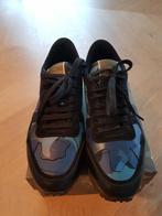 Valentino Garavani  camouflage sneakers maat 38, Ophalen of Verzenden, Zo goed als nieuw, Blauw, Sneakers of Gympen