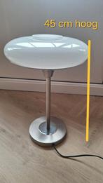 Staande lamp, glas en chrome, Ophalen, Zo goed als nieuw, Glas, Minder dan 50 cm