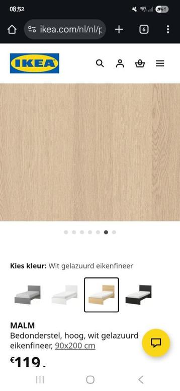 MALM bed IKEA met AUPING spriraal - afbeelding 8