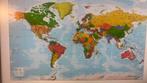 World Map, 1750 w x 1200 h Dinond Aliminium UNOPENED, Ophalen, 2000 tot heden, Nieuw, Diverse auteurs