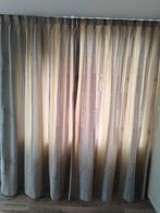 4 x Gordijnen crème / bruinkleurig, kamerhoog 2,45 meter, Huis en Inrichting, Gebruikt, 200 cm of meer, Crème, Ophalen of Verzenden
