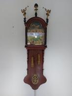 Prachtige FRIESE STAARTKLOK met maanstand in eiken kast, Antiek en Kunst, Antiek | Klokken, Ophalen