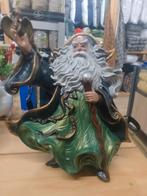 Beeld Merlijn de Tovenaar met draak, Ophalen of Verzenden, Zo goed als nieuw, Fantasy