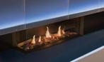 Zomerdeal grote Faber Matrix Linear Fire 1300/400 Hoek Links, Ophalen of Verzenden, Zo goed als nieuw, Inbouwhaard, Gashaard