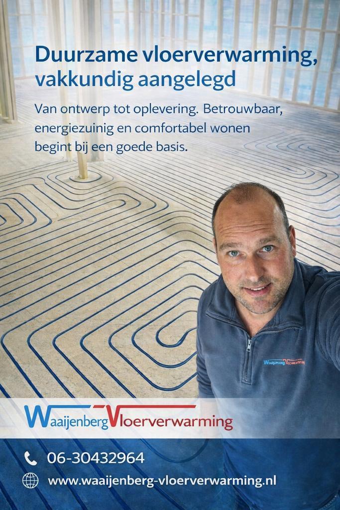 Vloerverwarming nodig? Vraag uw offerte vrijblijvend aan, Doe-het-zelf en Verbouw, Verwarming en Radiatoren, Nieuw, Overige typen