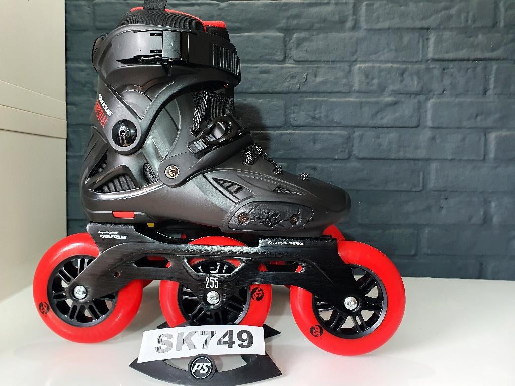Powerslide Imperial Skeelers Skates 3x110 110mm Maat 37 38, Verzenden, Nieuw, Kinderen, Inline skates 4 wielen