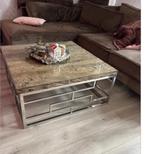 Salontafel Eric kuster richmond stijl 80x80cm, Huis en Inrichting, Tafels | Salontafels, Ophalen, 100 tot 150 cm, 50 tot 100 cm