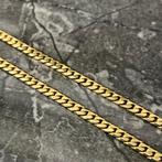 14k gouden ketting massief Cuban schakel, Ophalen of Verzenden, Zo goed als nieuw, Goud