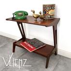 Mid Century, vintage Webe audiomeubel, tafel, sidetable, Ophalen, Gebruikt, 50 tot 100 cm, Webe