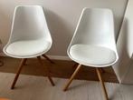 Stoelen, Huis en Inrichting, Twee, Wit, Zo goed als nieuw, Scandinavisch, modern