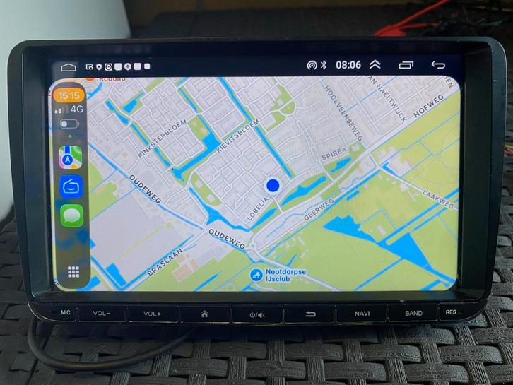 Volkswagen 2 DIN Autoradio CarPlay Android 9 inch, Auto diversen, Autoradio's, Gebruikt, Ophalen
