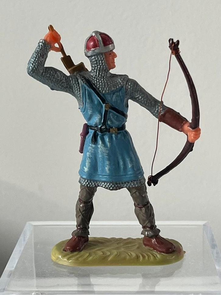 Elastolin ridder boogschutter 7 cm Nr. 8642 Hausser ca. 1960, Hobby en Vrije tijd, Modelbouw | Figuren en Diorama's, Zo goed als nieuw