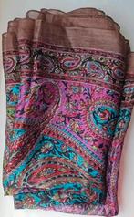 Zijden sjaal uit India ca 48x172 cm, Ophalen of Verzenden, Nieuw, Maat 38/40 (M), Sjaal