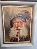 1962 BiEgidius schilderij Duitse oude man, Antiek en Kunst, Ophalen of Verzenden