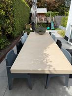 8 box stapelbaren tuinstoelen, Ophalen, Zo goed als nieuw, Kunststof