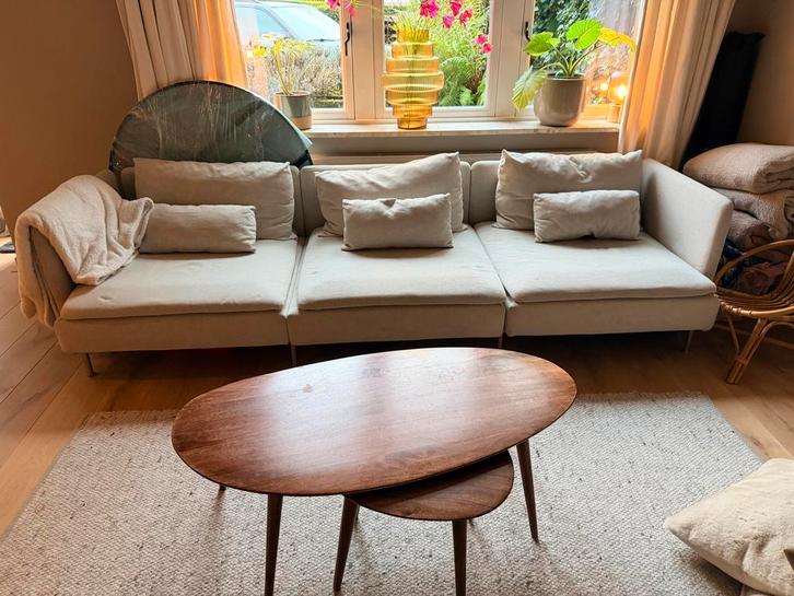 IKEA soderhamn Bank 3x 1-zits, Huis en Inrichting, Banken | Bankstellen, Gebruikt, Rechte bank, Vierpersoons of meer, 75 tot 100 cm
