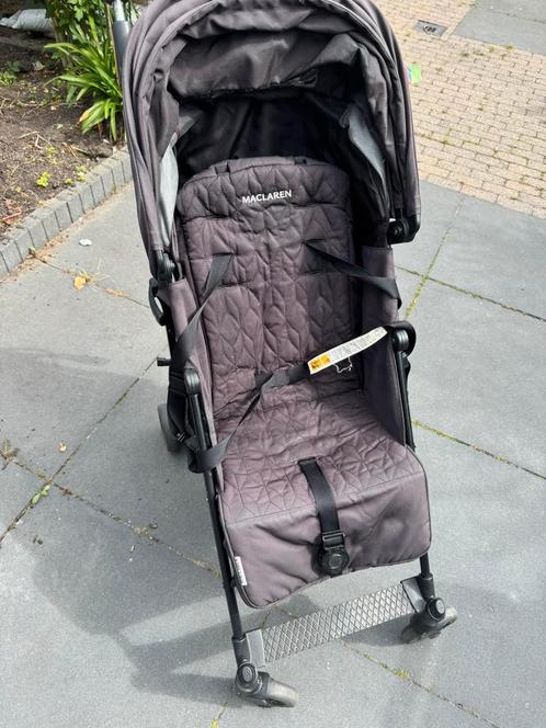 Buggy Maclaren Quest Arc inclusief reistas en regenkap, Kinderen en Baby's, Buggy's, Gebruikt, Maclaren, Verstelbare rugleuning