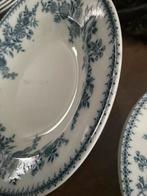 6 Antieke Soepborden Bruges Societe Maastricht, Antiek en Kunst, Antiek | Keramiek en Aardewerk, Ophalen of Verzenden