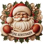 Kerstdecoratie: Vrolijke Kerstman voor Raam/Deur, Ophalen of Verzenden, Nieuw