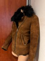 7 FOR ALL MANKIND lammy coat maat L  origineel ZGAN, Kleding | Dames, Bruin, G, Maat 42/44 (L), Ophalen of Verzenden