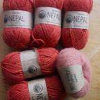 5 Nieuwe bolletjes Drops Nepal + 1 bolletje Alpaca Silk, Hobby en Vrije tijd, Breien en Haken, Ophalen of Verzenden, Nieuw, Breien of Haken