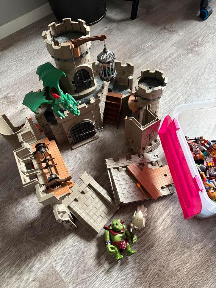 Playmobil Ridderkasteel met heel veel accessoires, Kinderen en Baby's, Speelgoed | Playmobil, Gebruikt, Los playmobil, Ophalen of Verzenden