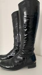 Zwarte laklaarzen maat 39  Gabor 5,5, Kleding | Dames, Schoenen, Hoge laarzen, Zwart, Gabor, Ophalen of Verzenden