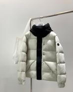 Moncler Jas Wit met Zwarte Accenten - Maat S, Ophalen of Verzenden, Nieuw, Maat 46 (S) of kleiner, Wit