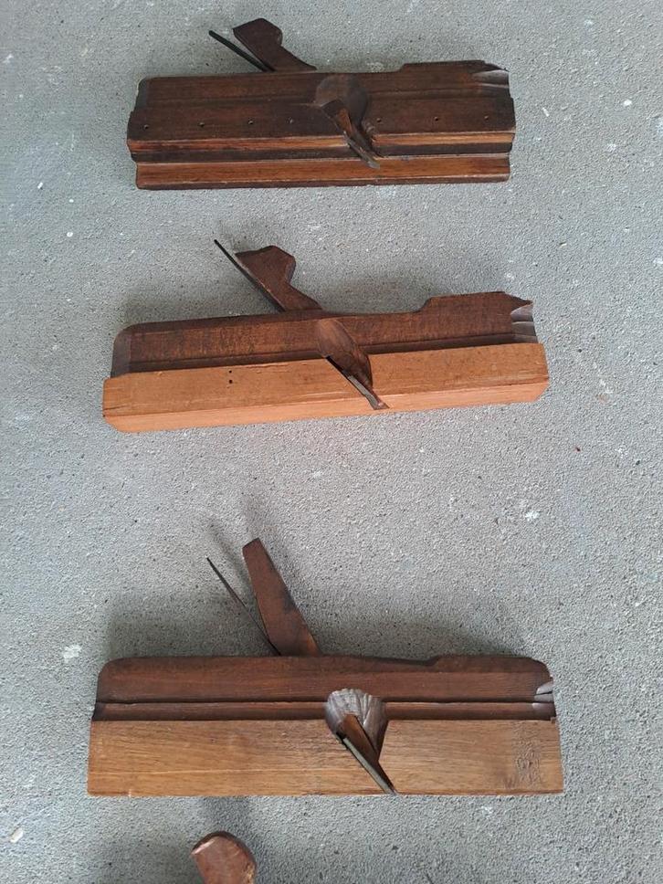 Oude Werk Schaven - Set, Antiek en Kunst, Antiek | Gereedschap en Instrumenten, Ophalen of Verzenden